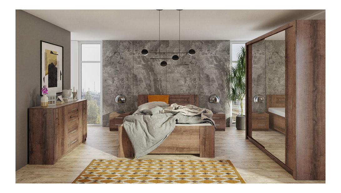 Noćni stolić Bonaparte NS (hrast monastery)