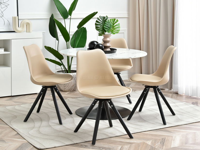 Stolička Large Otoc (béžová + buk)