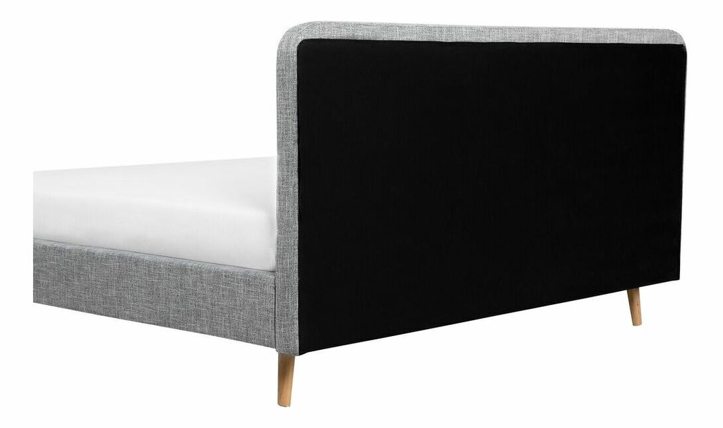 Franciaágy 160 cm ROME (ágyráccsal) (világosszürke)