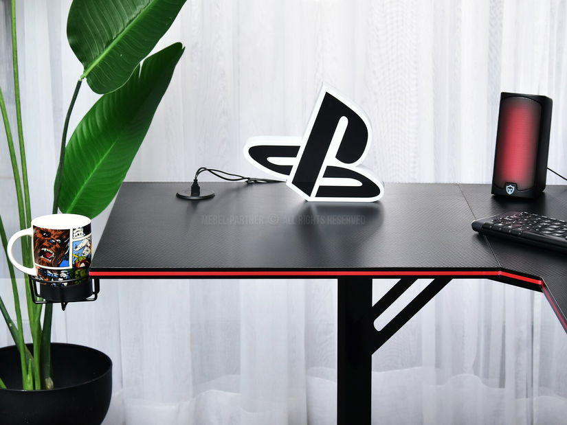 PC asztal Matts C (fekete)