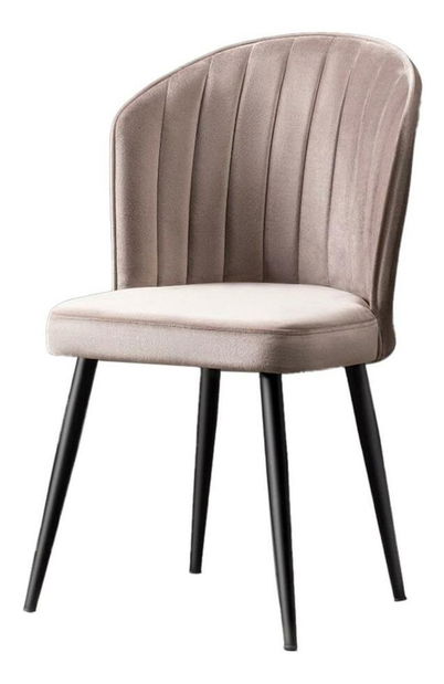 Set 4 buc. scaune sufragerie Rubicon (cappuccino + Negru) 