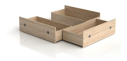 Zásuvky pod posteľ BRW Nepo LOZ3S OPCJA