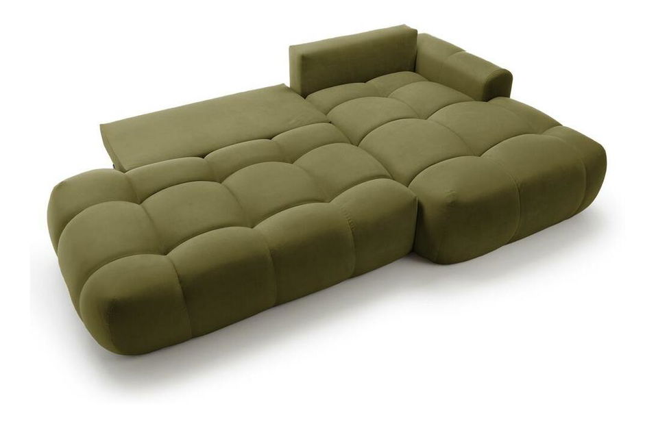 Sarokkanapé Ombre (J) (oliva + fekete)