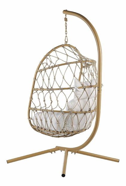 Závesné kreslo Adrina (béžová)