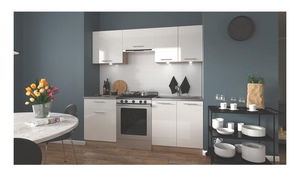 Kuhinja 200 cm Mari (sjajna bijela)