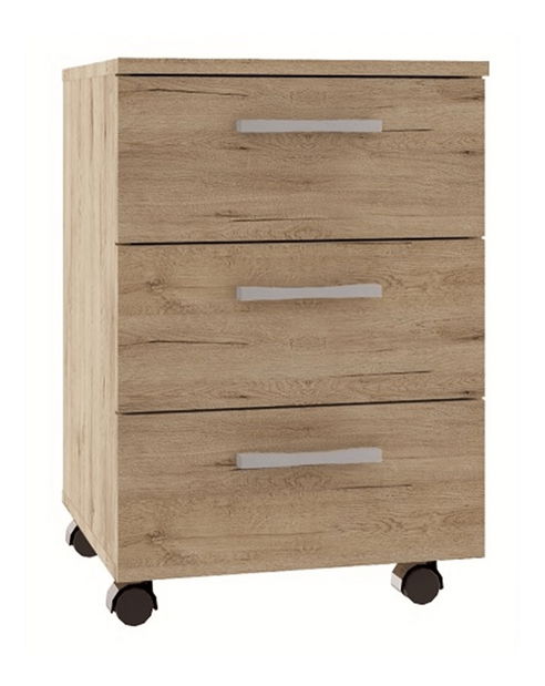 Skrinka na kolieskach Oscroft (dub san remo)