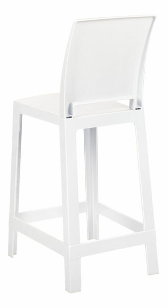Set 2ks barových stoličiek Worpenza (biela) 