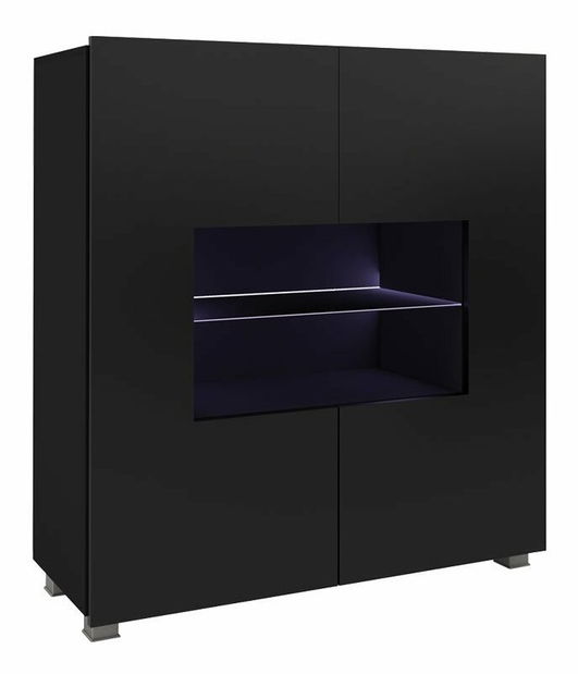 Vitrină Brenali BR01 (stejar auriu) (iluminat LED Alb)