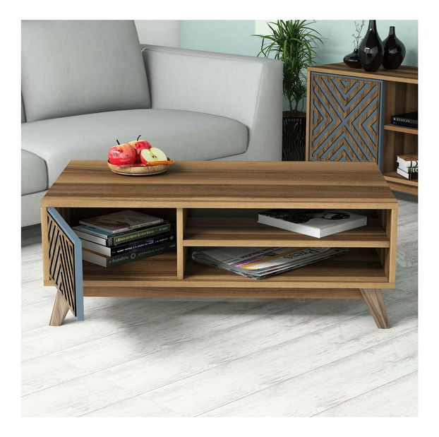 Set za dnevni boravak Inge (orah + plava)