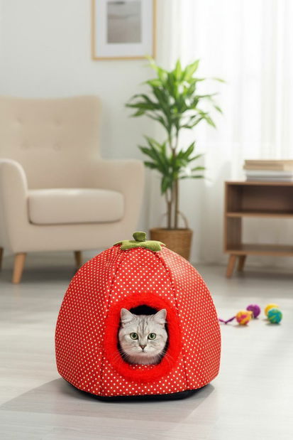 Peliešok pre mačky Bepa 2 (červená)