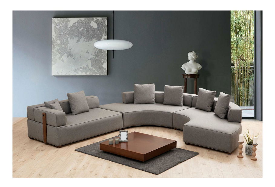 Sarokkanapé Gondulatta 2 (B) (szürke)