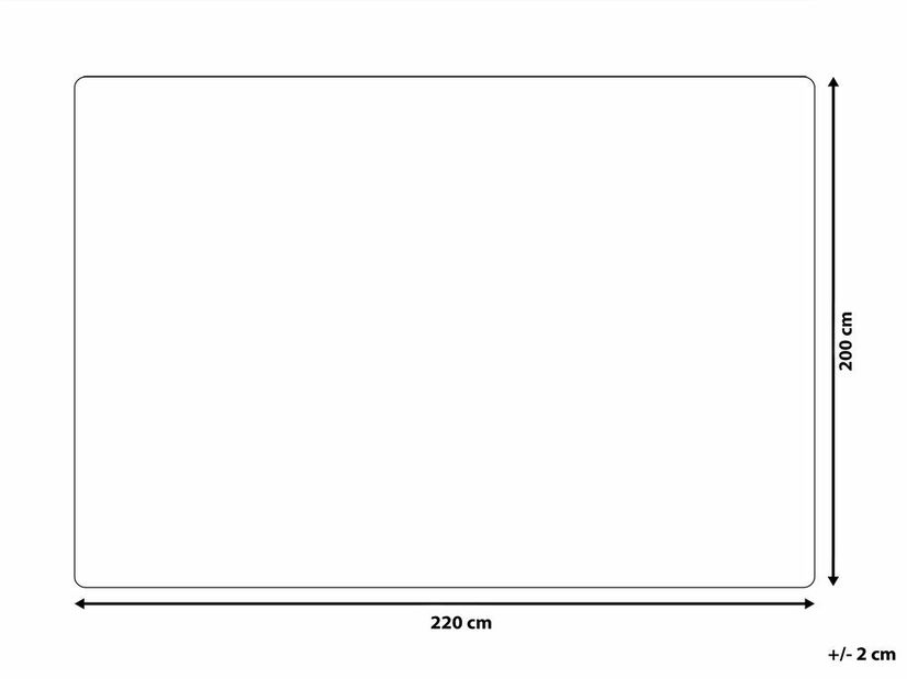 Prehoz na posteľ 200x220 cm KADEA (biela)