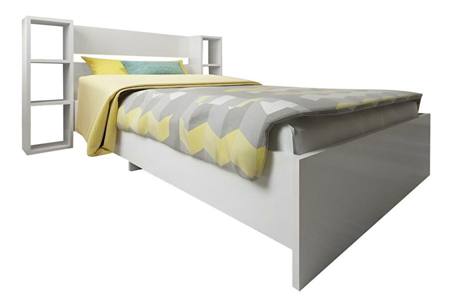 Egyszemélyes ágy 90 cm Kemedo (fehér) (ágyráccsal)