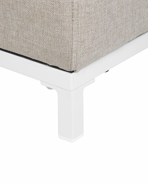 Set 2 buc. fotolii grădină RAVIOL (bej + alb)