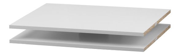 Polica Kentucky (2 ks.) (dub biely + biela)