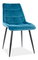 Jedálenská stolička Charlie (tyrkysová + čierna)
