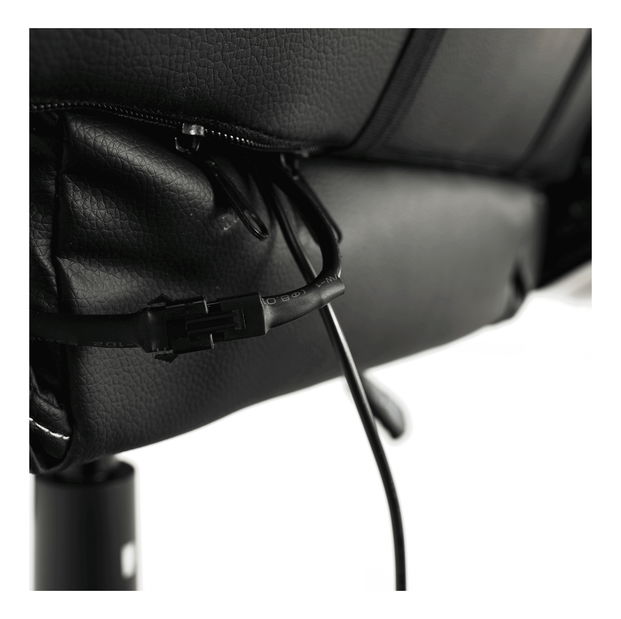 Fotoliu de birou Zopity (negru + alb + motiv)