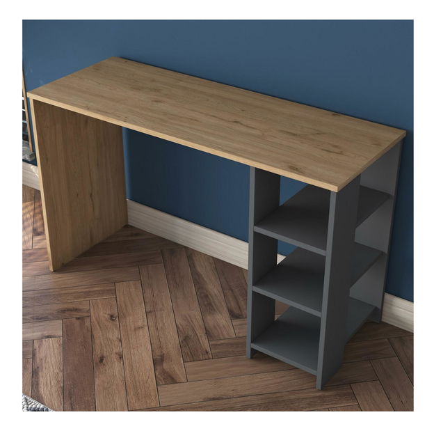 Masă PC Sikine 1 (nuc + antracit)