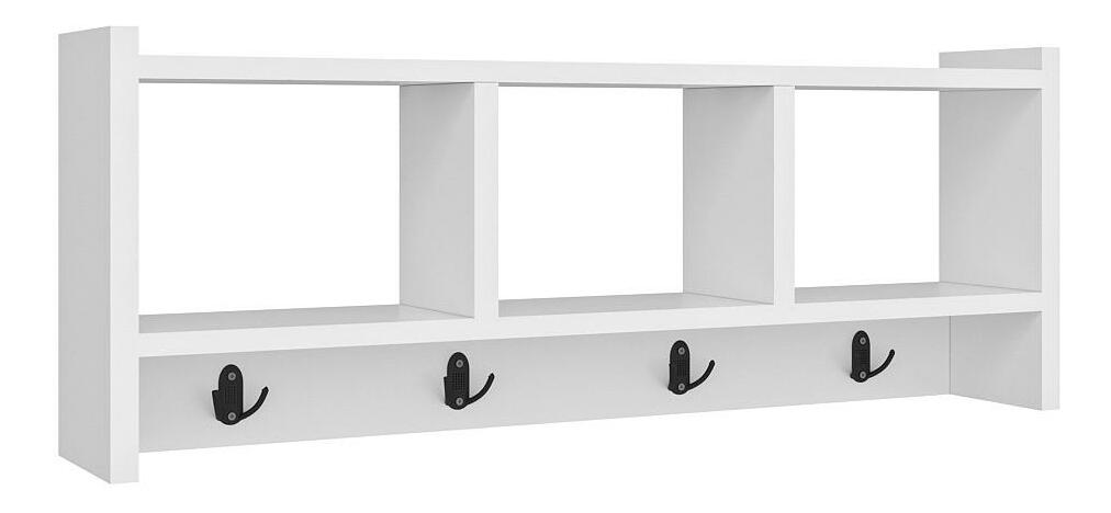 Cuier de perete Dekube 1 (alb) 