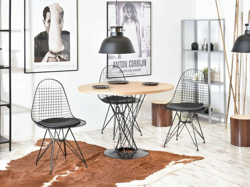 Blagovaonski stol Torpedo (pepeo + crna)