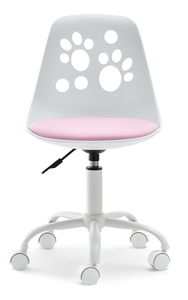 Detská stolička Footy (ružová + biela)
