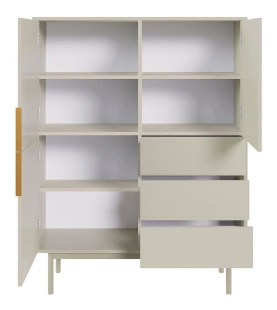 Komoda Verdio V4 (sivobež) *Outlet moguća oštećenja