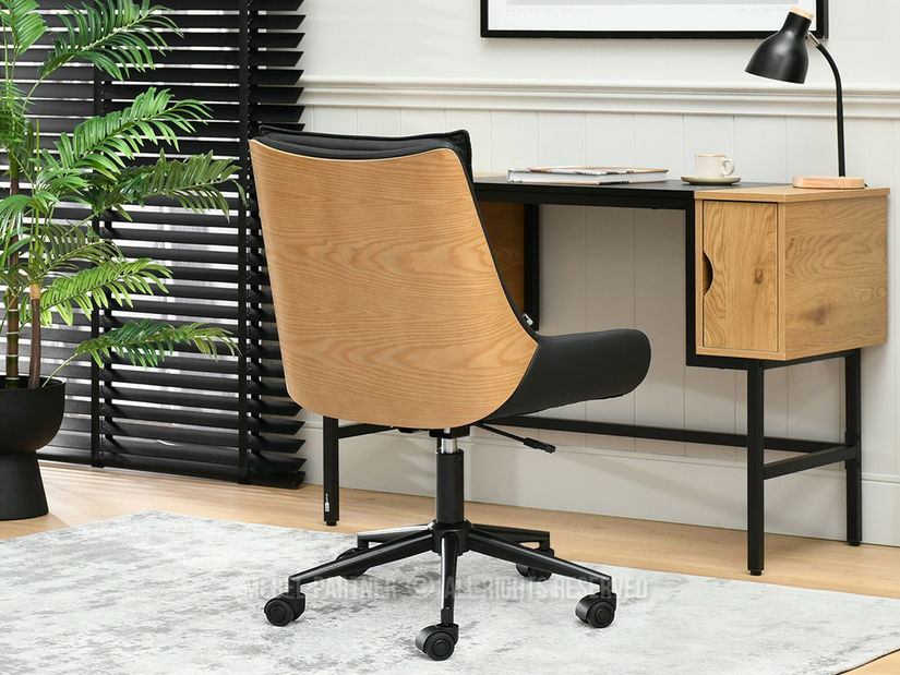 Irodai fotel Leoss (fekete)