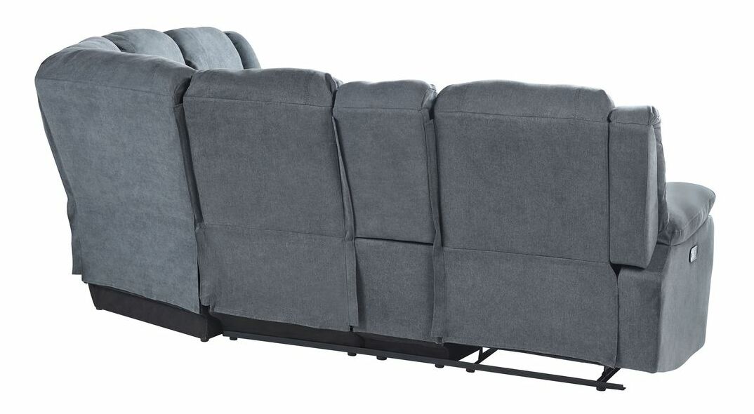 Rohová sedačka Reiko (tmavosivá)