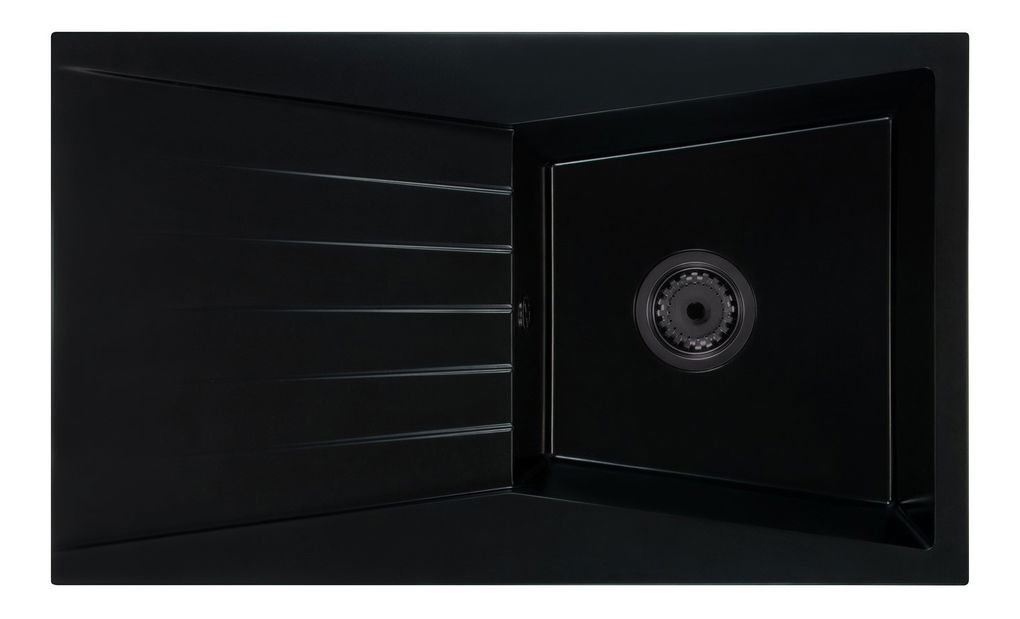 Kuhinjski sudoper Ragod (crna) (bez otvora za bateriju) (L)