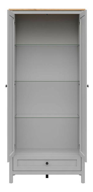 Vitrin Salga 10 (sarkvidéki szürke + artisan tölgy) 