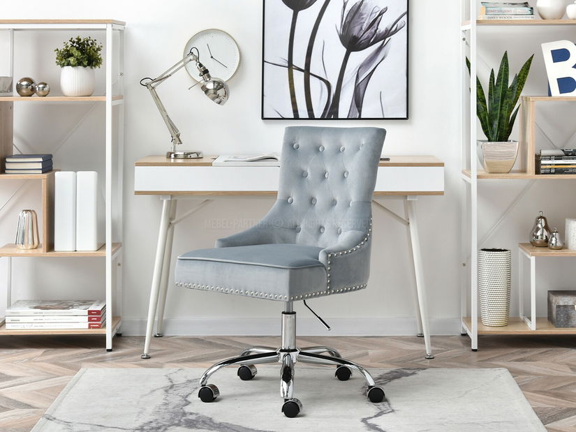 Scaun Sonia (gri + crom)