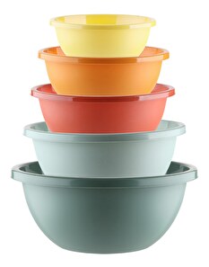 Set recipiente alimente (5 buc.) Mac (multicolor)