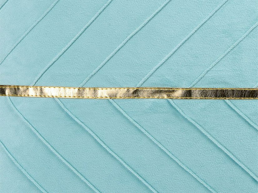 Sada 2 ozdobných vankúšov 45 x 45 cm Confety (modrá)