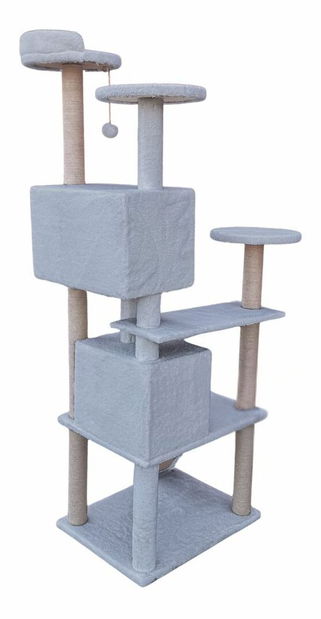 Škrabadlo pre mačky Sina (sivá)