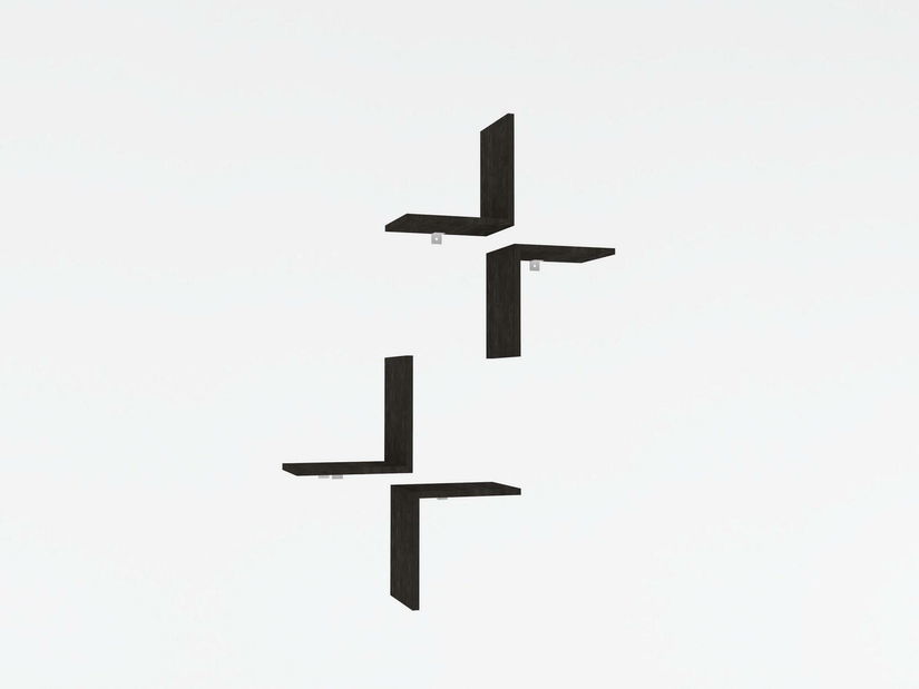 Set 4ks. políc Duteke (antracit) 