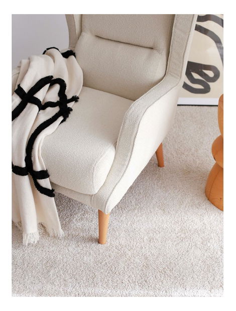 Füles fotel Klamoretta (krém + fa)