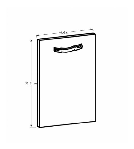 Vrata za perilicu posuđa Pearl 3 (smeđa)