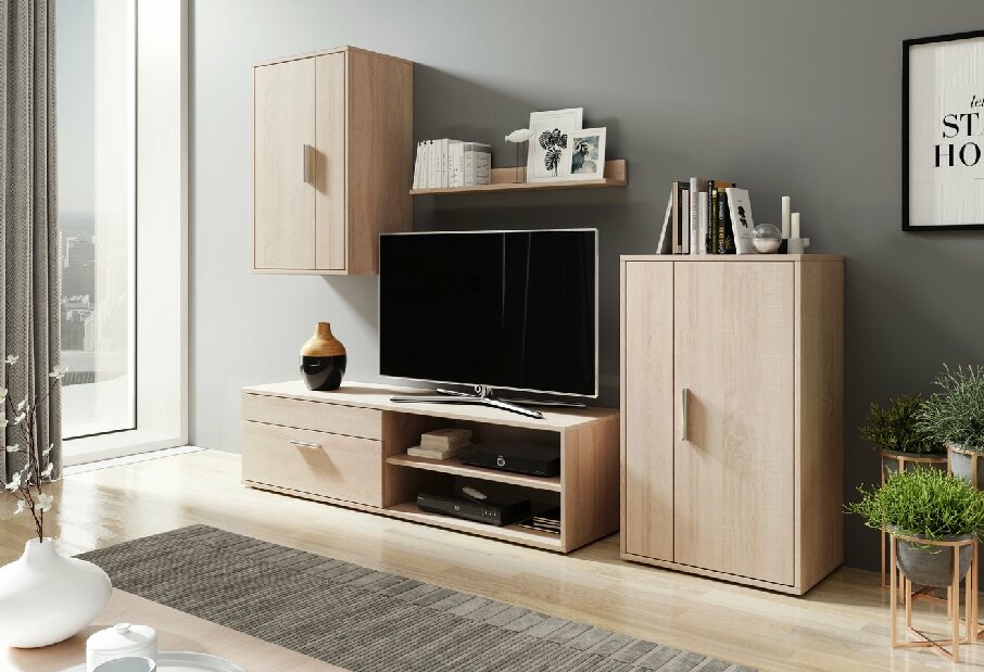 Mobilier living Berna (stejar sonoma)