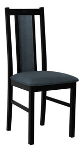 Scaun bucătărie Dalam XIV (negru + gri albastru)