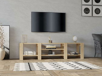 TV asztal Deketo (zafír tölgy) 