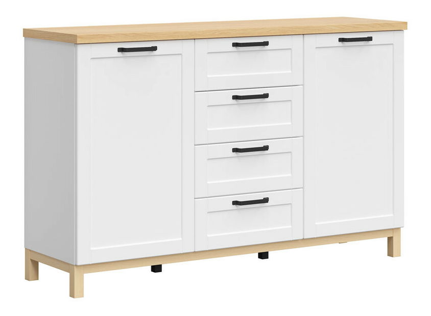 Comodă Haga KOM2D4S (Alb)