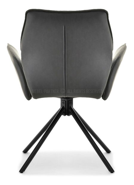 Stolička Lindush (grafit + čierna)