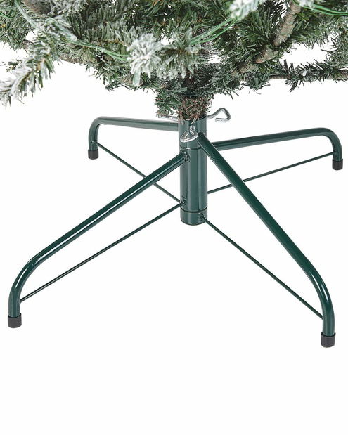 Karácsonyfa 180 cm Bresco (fehér) (világítással)