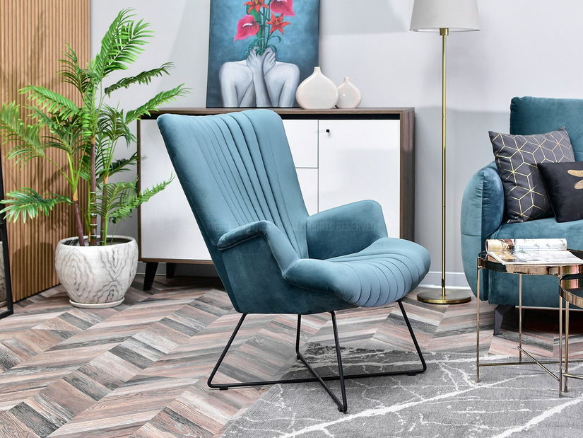 Fotoliu relax Nuttshell (negru)