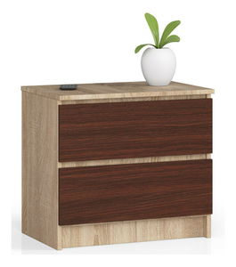 Noptieră Kalista (stejar sonoma + wenge)