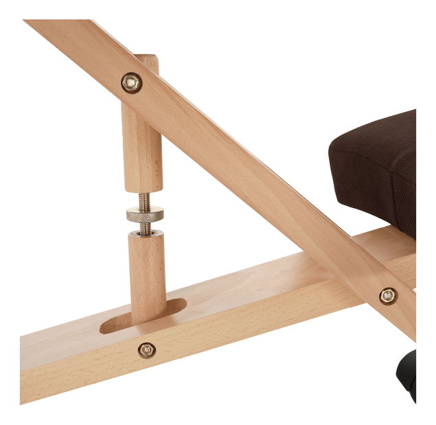 Ergonomická kľakačka Florentina (hnedá + buk)