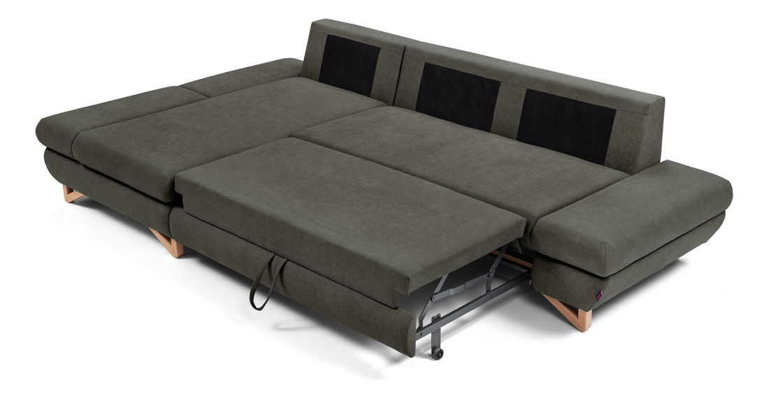 Colțar Aveley (gri inchis) (S)