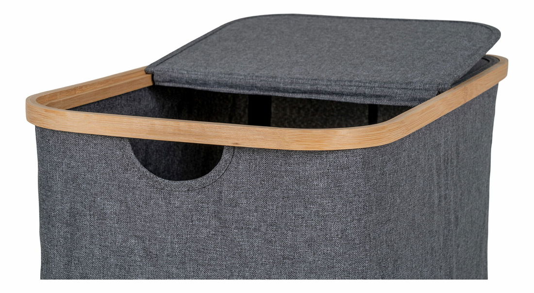 Kôš na bielizeň Nvaravia 1 (tmavosivá)