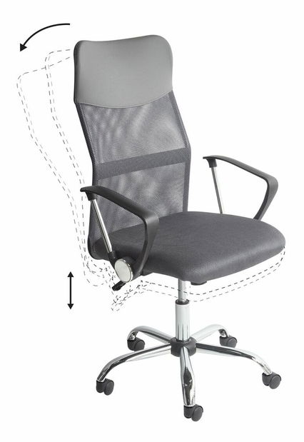 Uredska stolica Desige (siva)