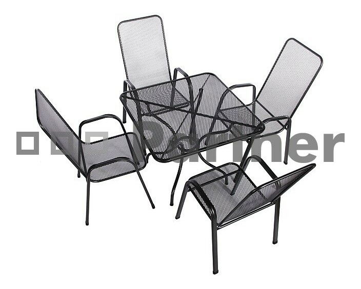 Záhradný nábytok Calmilla II 105 cm 1+4 (Kov)